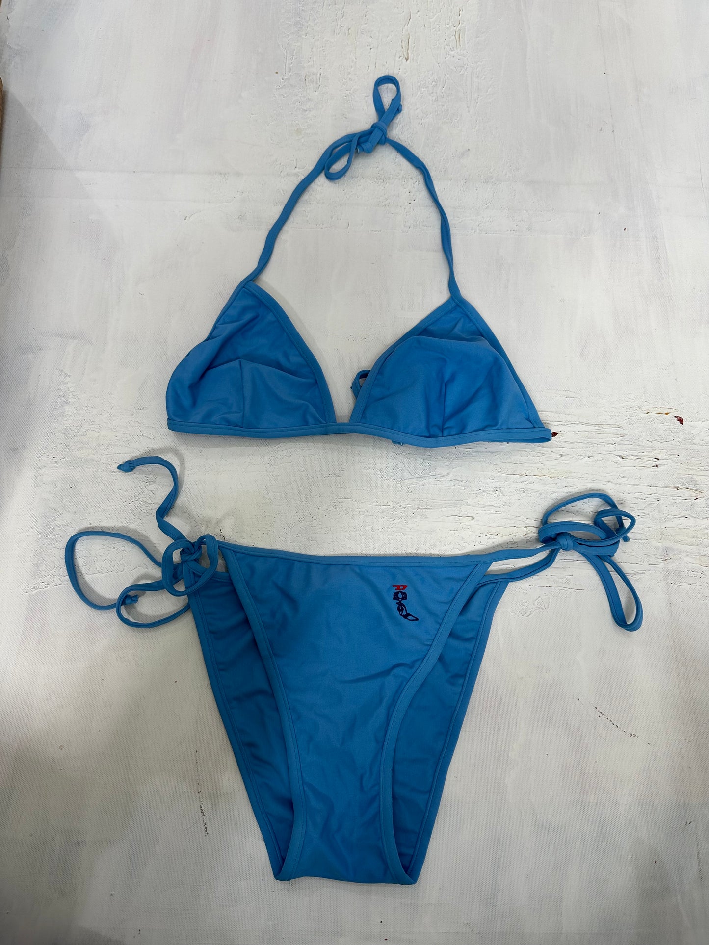 vintage edit twenty-one | medium blue diesel bikini set