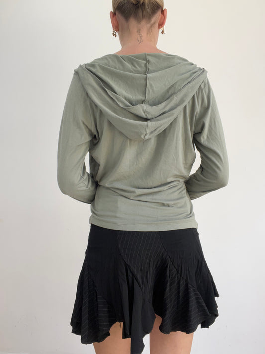 BEST PICKS | medium grey nike hooded long sleeve top