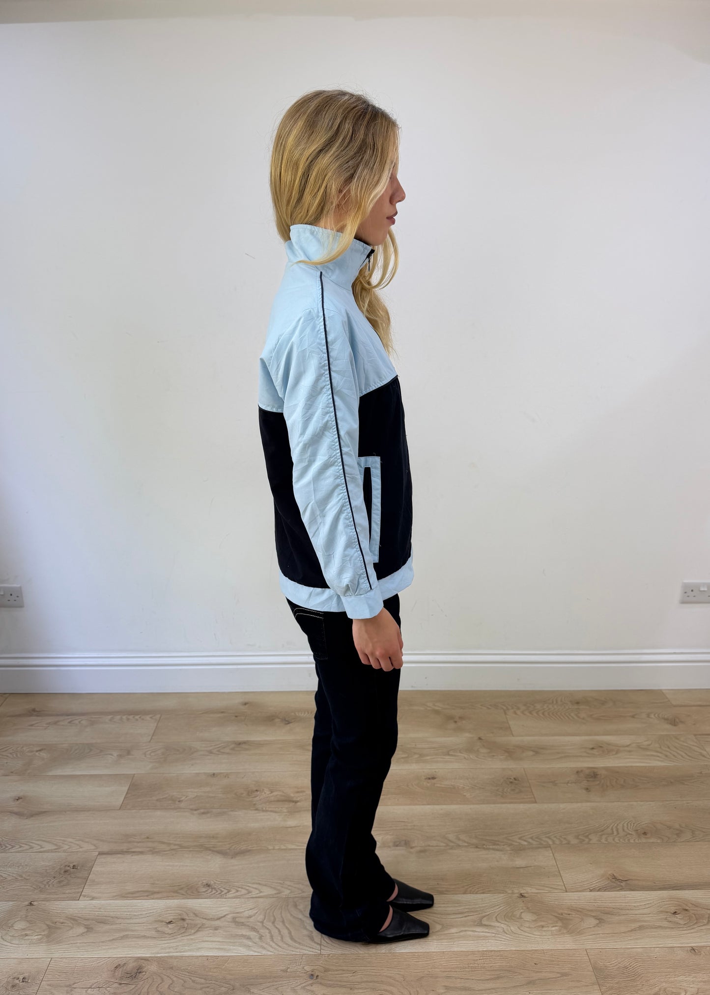 medium blue track jacket