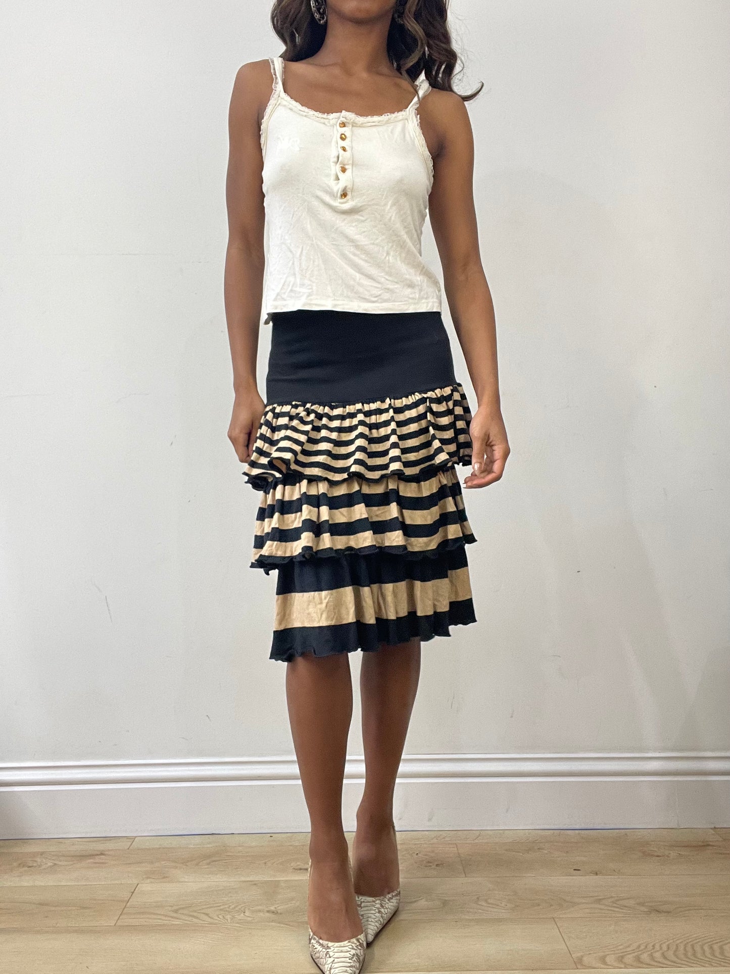 vintage edit: fashion week | small/medium white dolce and gabbana top