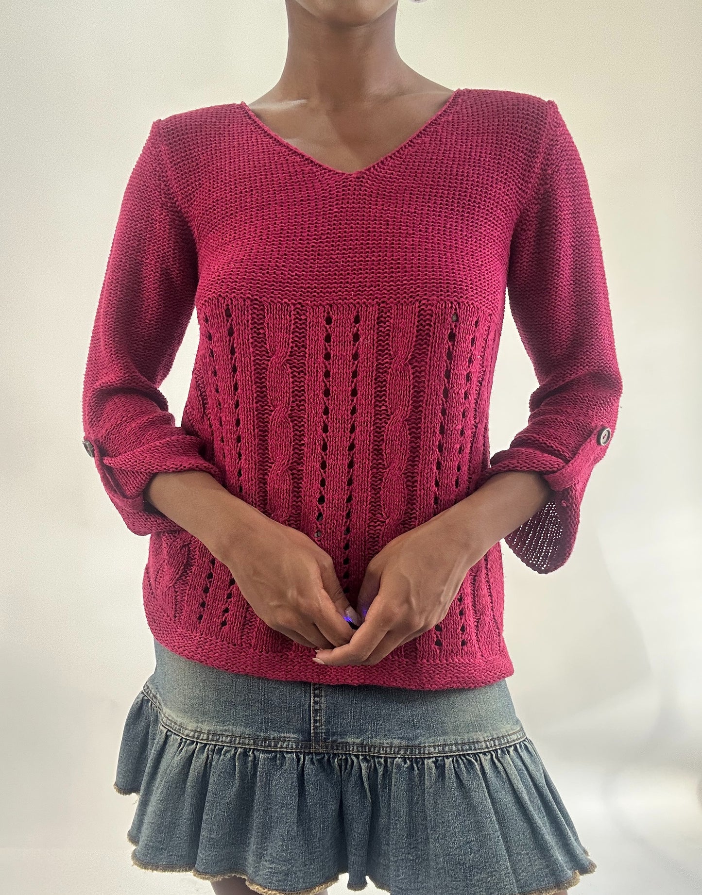 AUTUMN FAVOURITES | small pink knit jumper