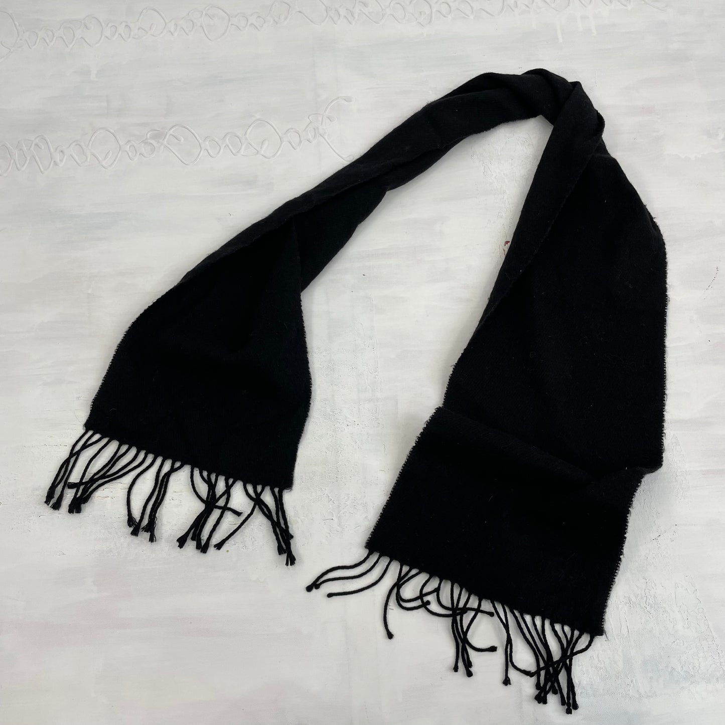 GORPCORE DROP | black knit scarf