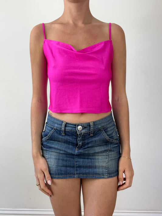 💻‼️ super cute pink strappy vest top