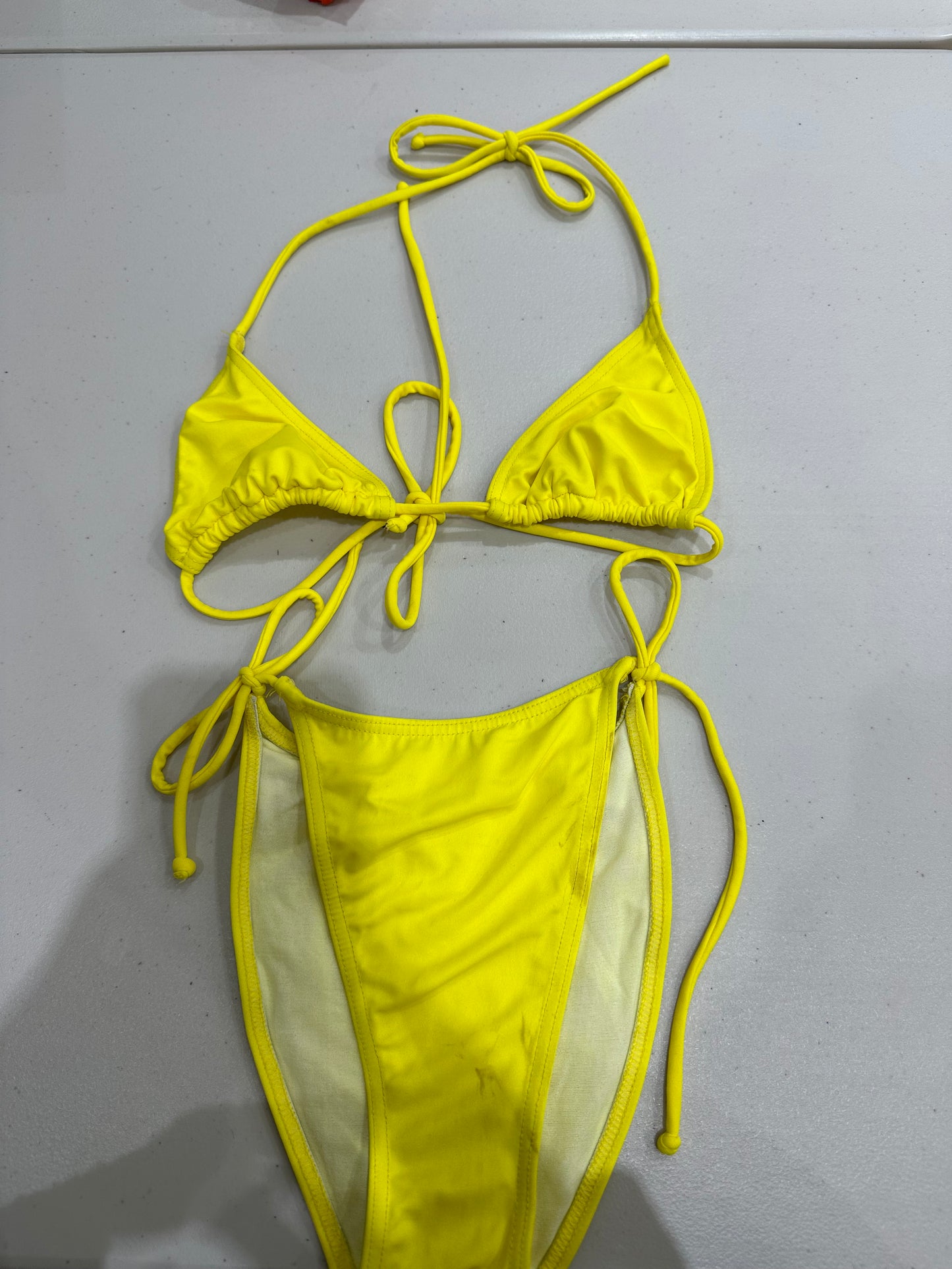 vintage edit: festival | small yellow bikini set