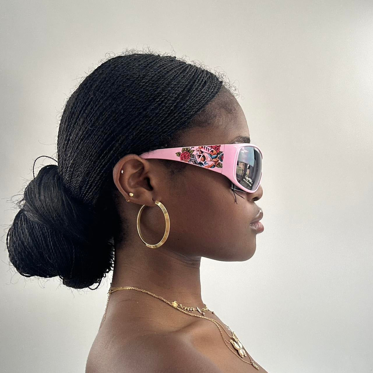 💻💌| pink ed hardy sunglasses