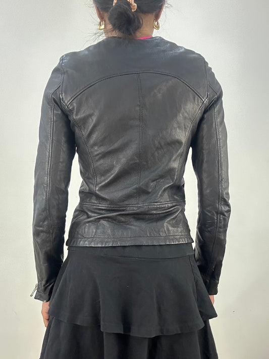 BEST PICKS | extra small black leather jacket
