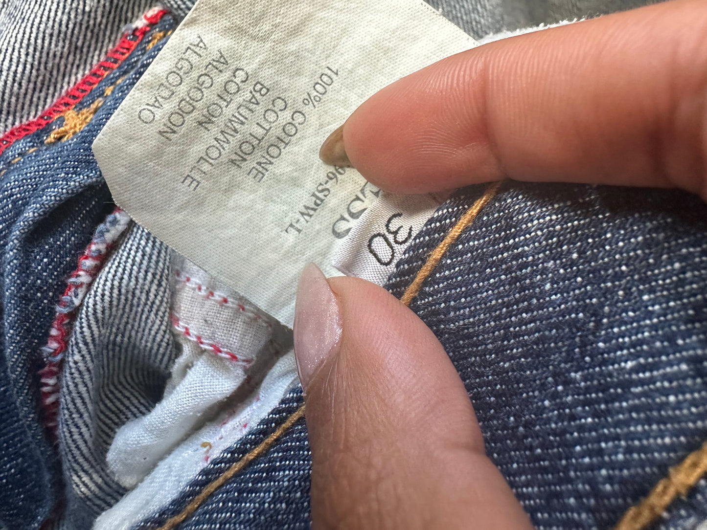 BEST PICKS | large blue guess denim knee length shorts