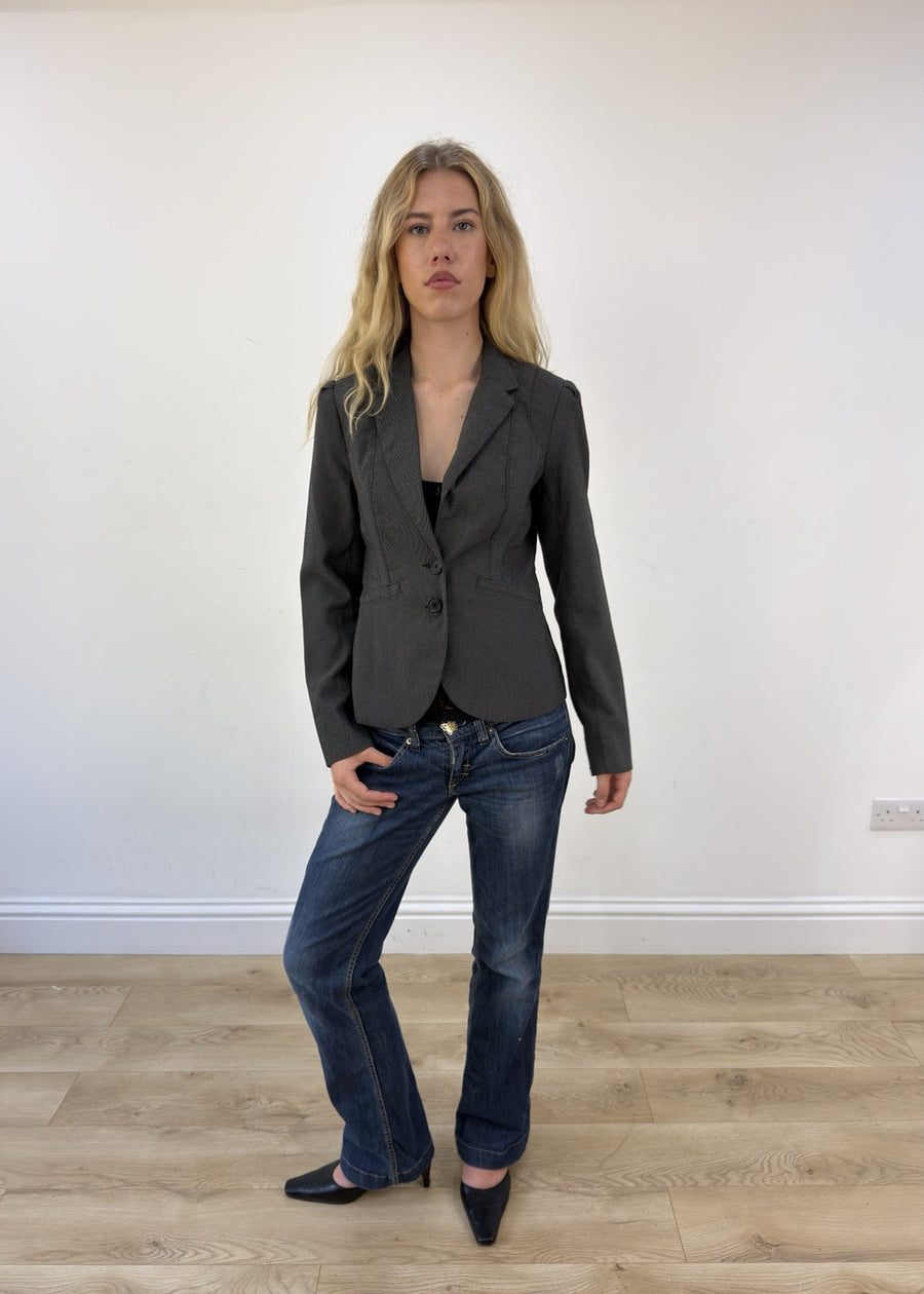 small dark grey blazer