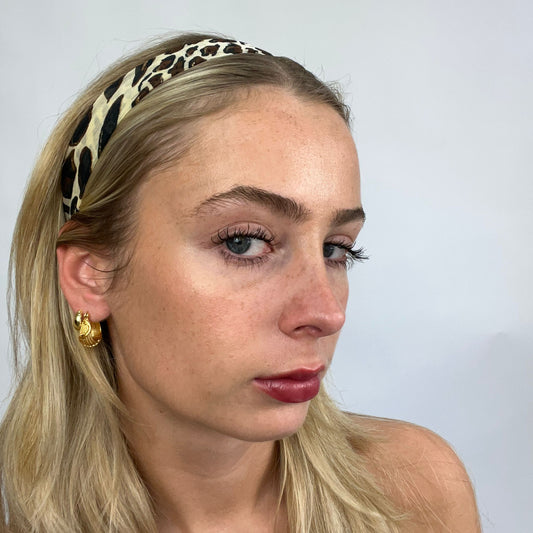 MOB WIFE DROP | stretchy leopard print headband