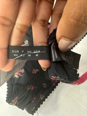 BEST PICKS | M码 黑色 花卉印花 内衣