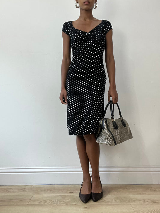 💚Vintage edit treinta y uno | bolso de logotipo de monograma DKNY marrón