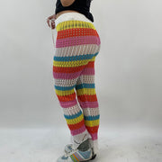 💻BEST PICKS | small multicoloured crochet trousers