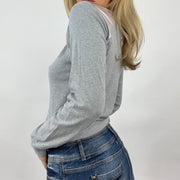 GIRL CORE DROP | taille: S · couleur: gris · article: pull · détails: emporio armani
