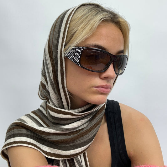 CHALET GIRL DROP | diamanté chanel style sunglasses