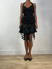 BEST PICKS | small black lace halterneck top
