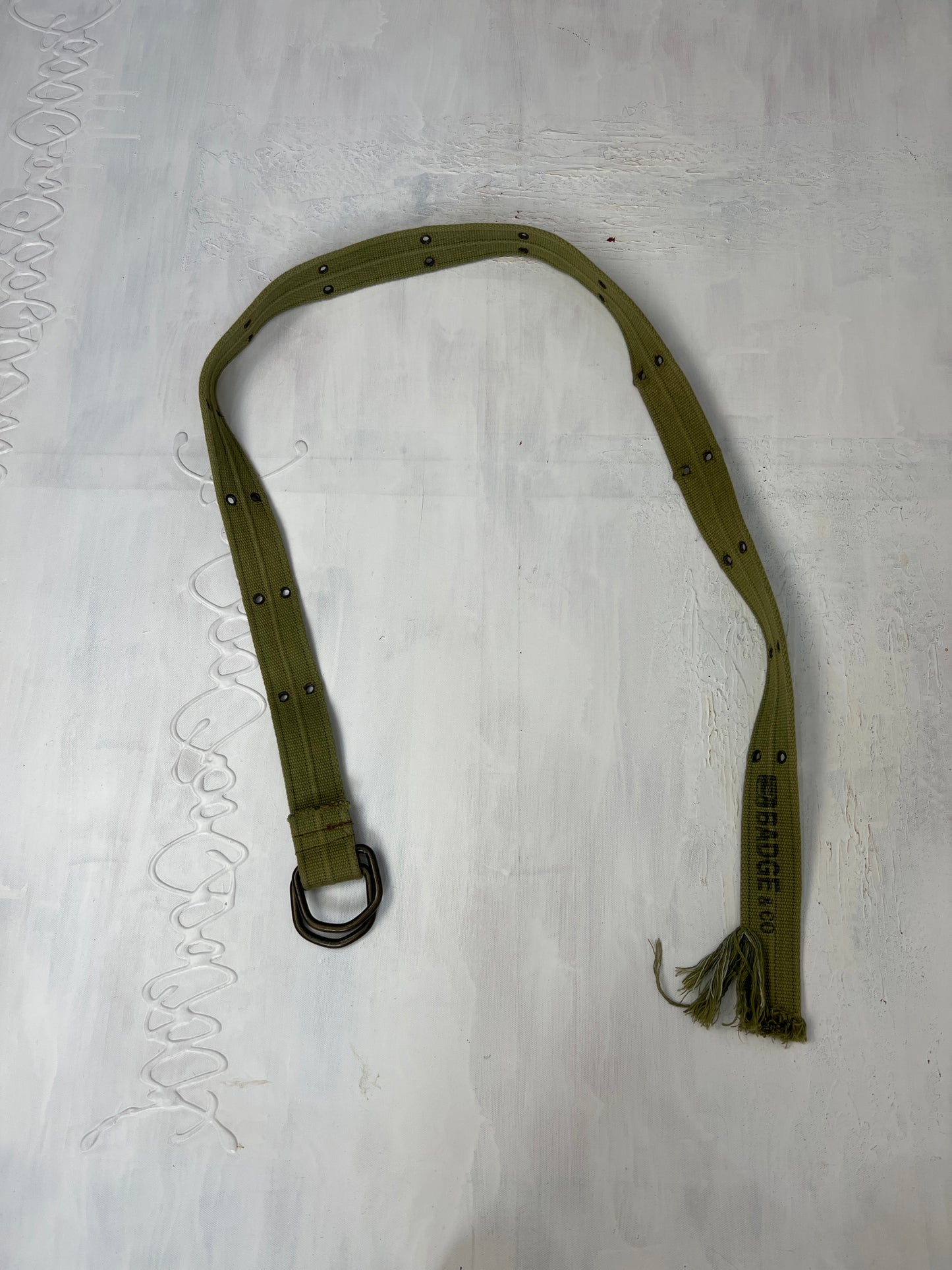 💻HALLOWEEN | khaki adjustable belt