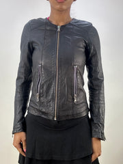 BEST PICKS | extra small black leather jacket