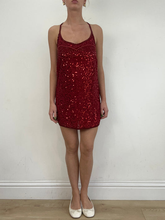 vintage edit nineteen | medium ref sisley sequin dress