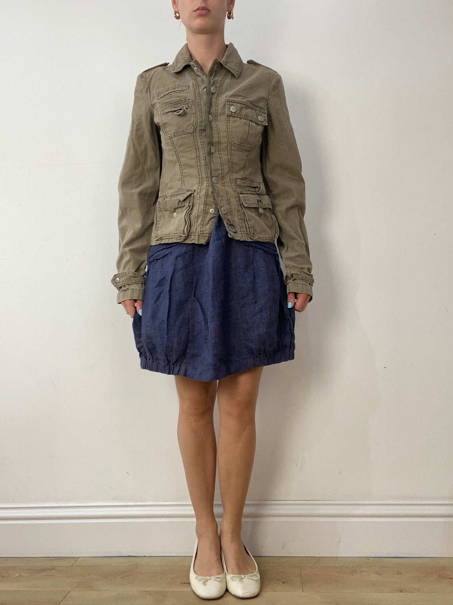 vintage edit thirty | small khaki utility jacket