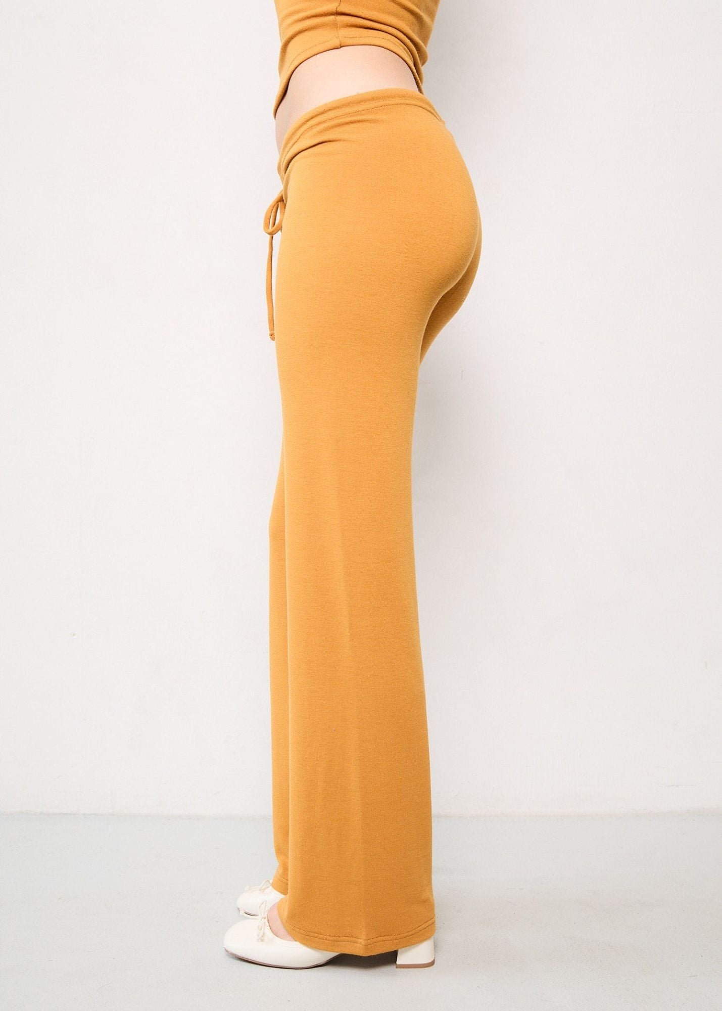 the margot trousers in burnt orange