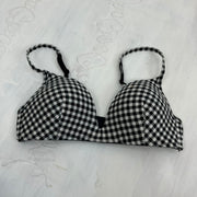 12 DAYS OF XMAS DROP | S码 黑色 方格 padded 文胸