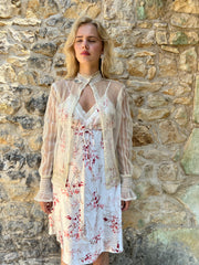 french summer drop | T-shirt de creme pequeno / médio
