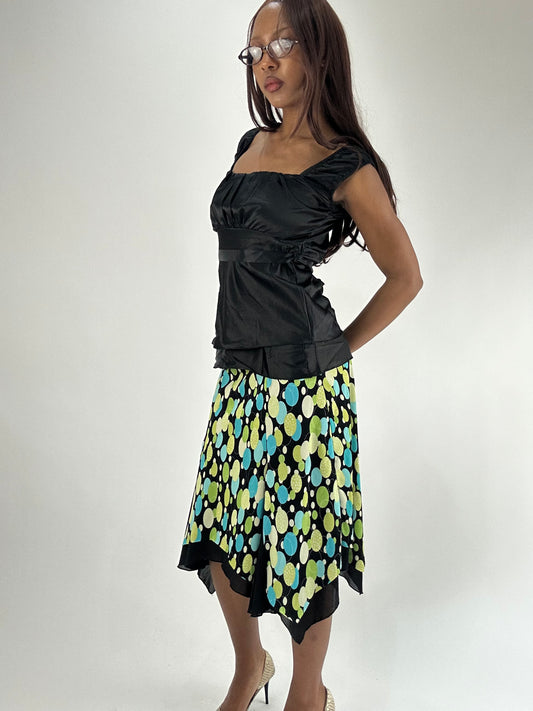 WINTER FAVOURITES | medium black milkmaid style top