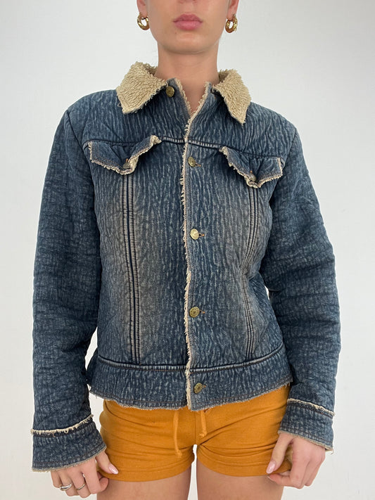 vintage edit ten | medium blue denim jacket