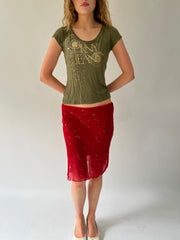 SATC drop | taille: M · couleur: vert · article: jean · détails: DKNY