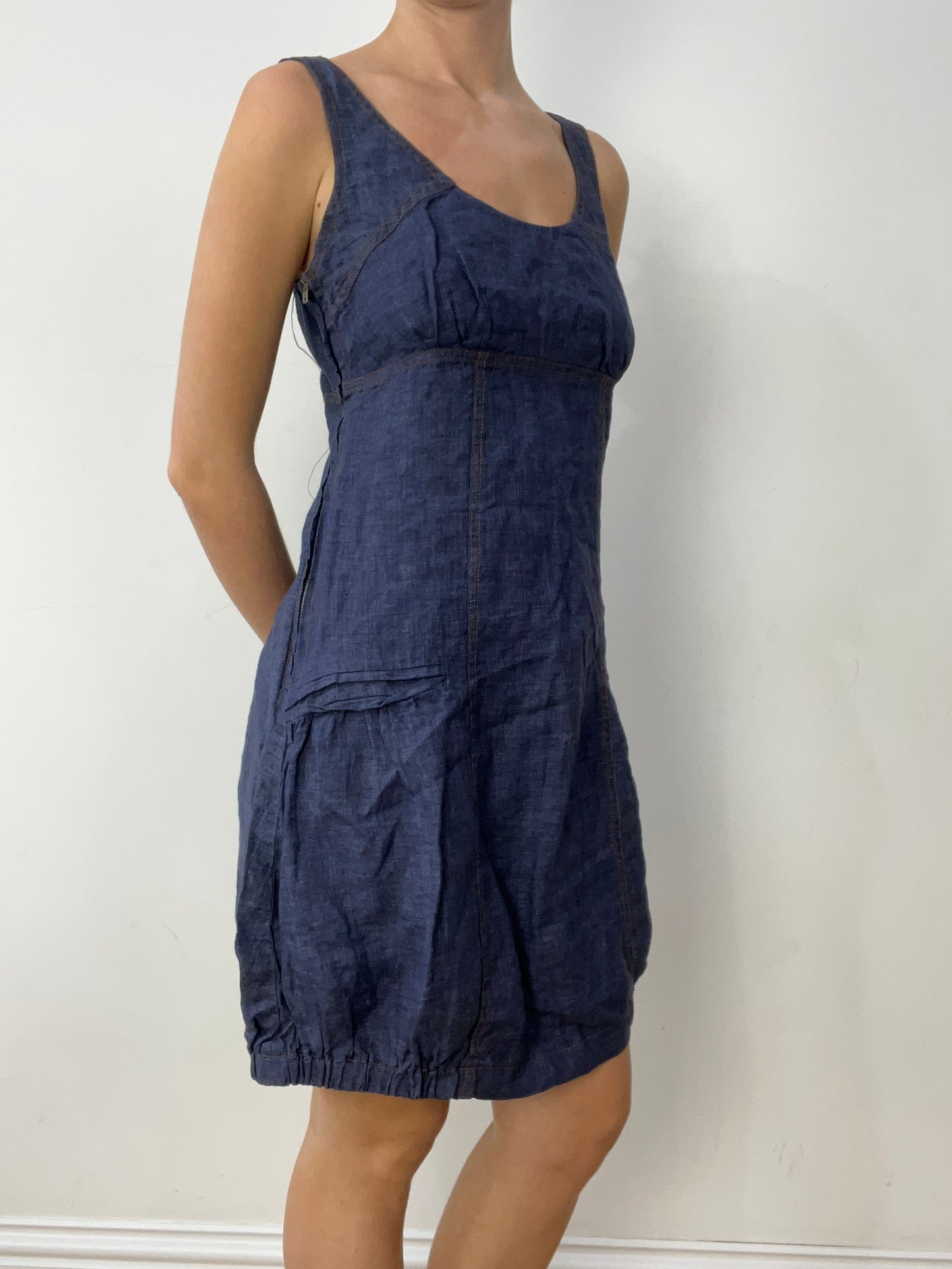 vintage edit thirty | small blue denim dress