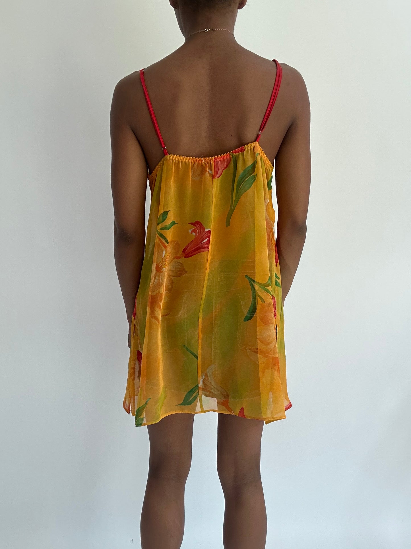 summermaxxing drop | small yellow floral mini dress
