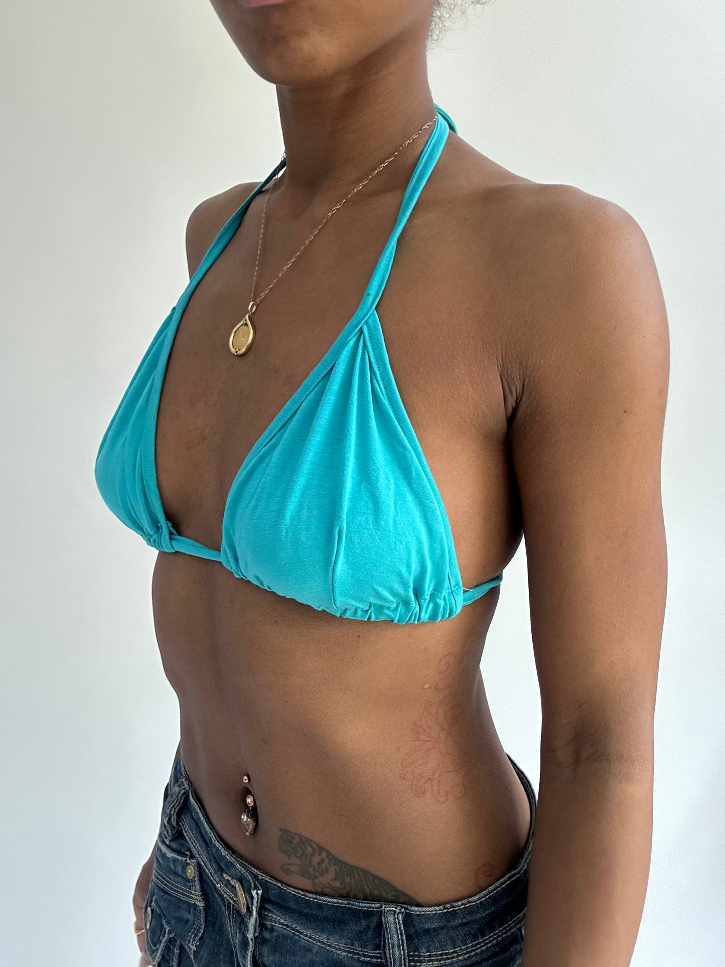 summermaxxing drop | small blue bikini top