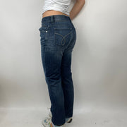 💻 BESTE PICKS | kleine dunkle Jeans calvin klein mit geradem Bein von Jeans