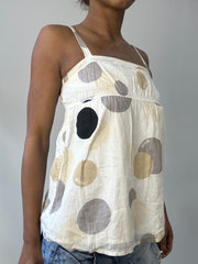 BEST PICKS | extra small white tommy hilfiger patterned cami top