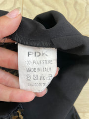 selección vintage | Camiseta de cami de lentejuelas de oro medio
