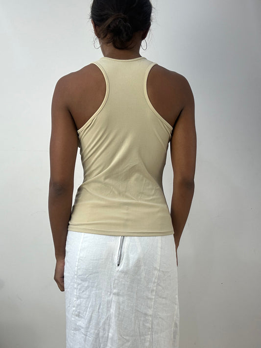 BEST PICKS | Größe: S · Farbe: Beige · Material: Satin · Artikel: Cami-Top · Details: Träger
