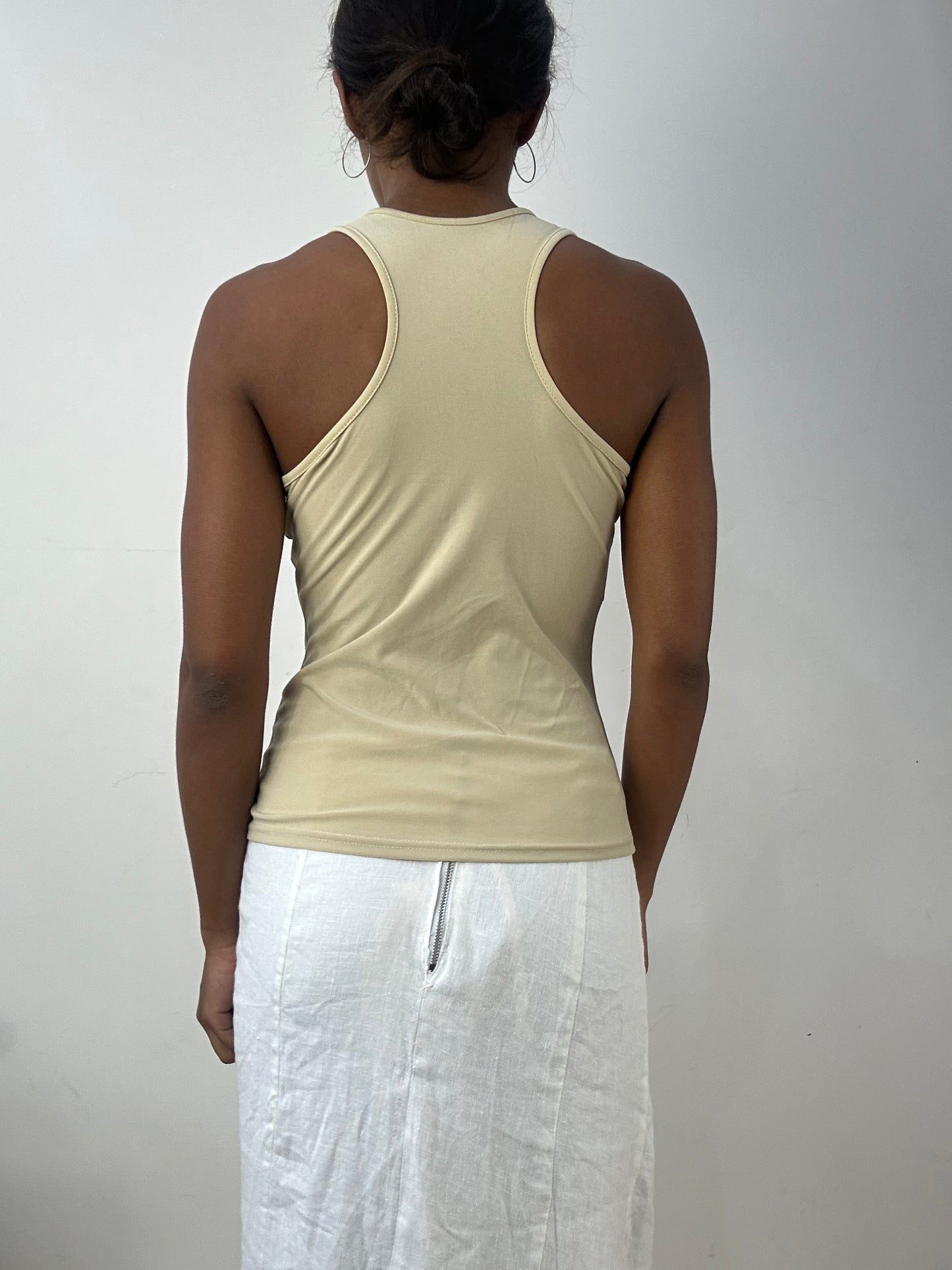 BEST PICKS | small beige cami top with satin style straps