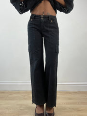 BEST PICKS | extra small black high waisted trousers