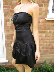 💻💚 vintage edit nineteen | small black pimkie bubble style dress