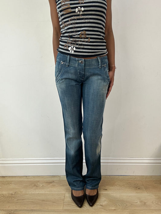 vintage edit eighteen | extra small blue denim diesel jeans