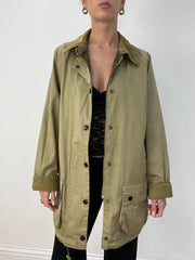 💻BEST PICKS | small khaki barbour rain jacket