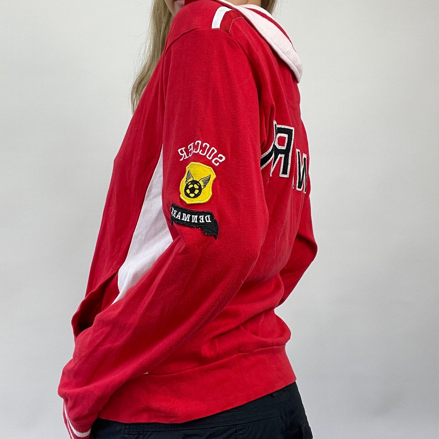 POSH AND BECKS DROP | medium red sporty zip up jacket