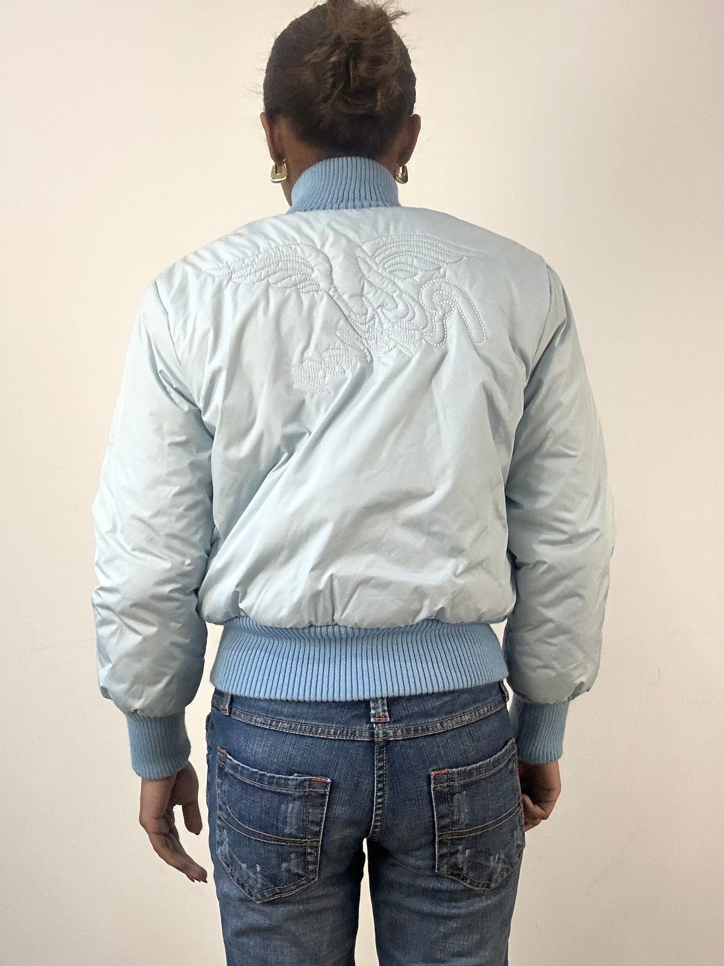 winter edit | small blue replay puffer jacket