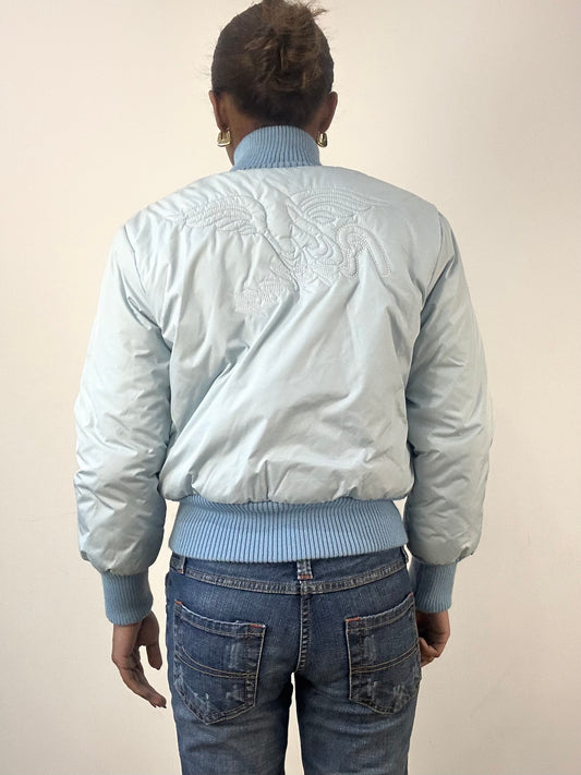 winter edit | small blue replay puffer jacket