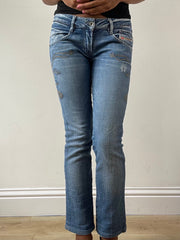 vintage edit: festival | O pequeno denim azul diesel Jins com detalhes de embriaguez