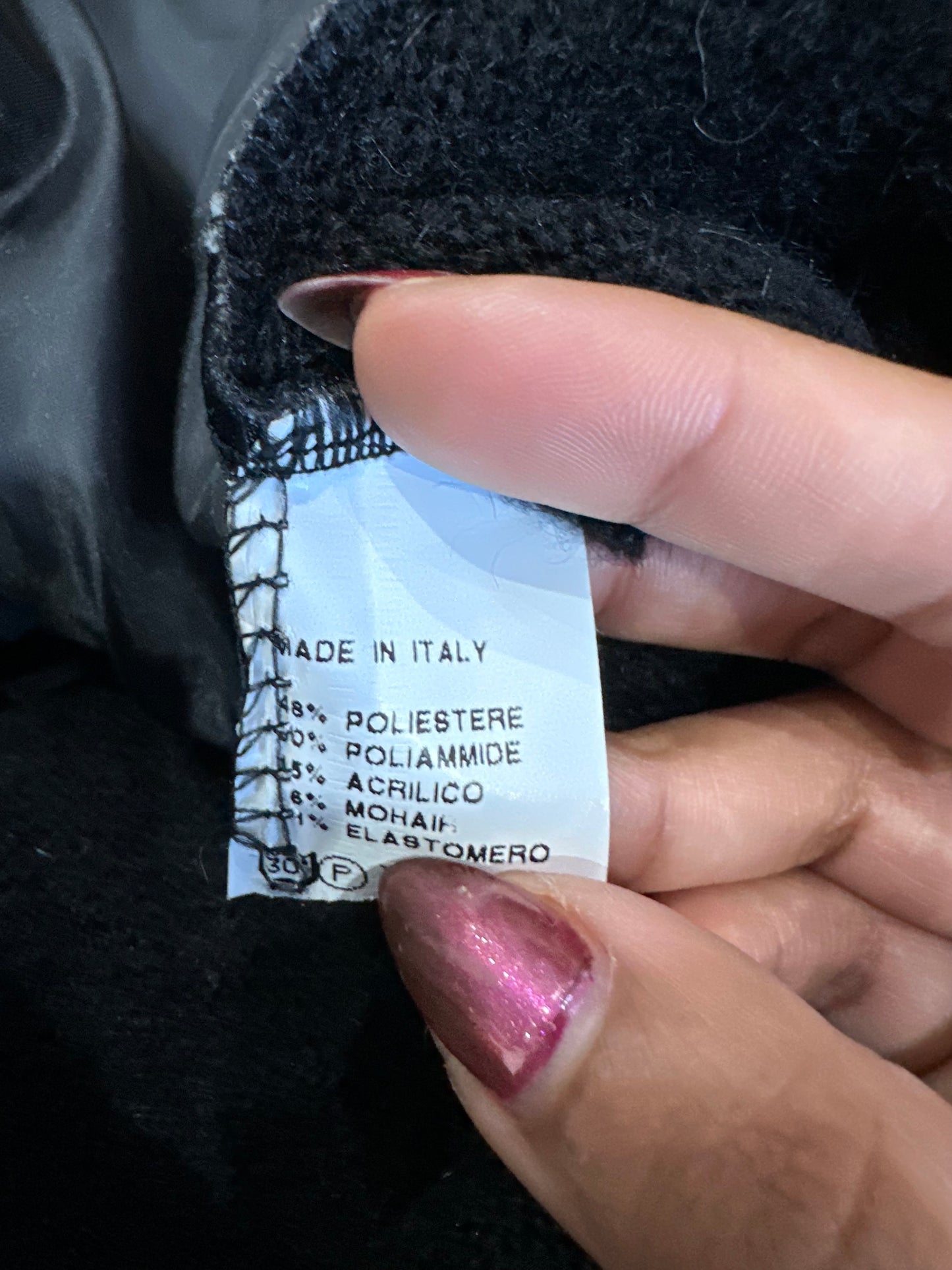 winter edit | small black knit blazer with belt detail