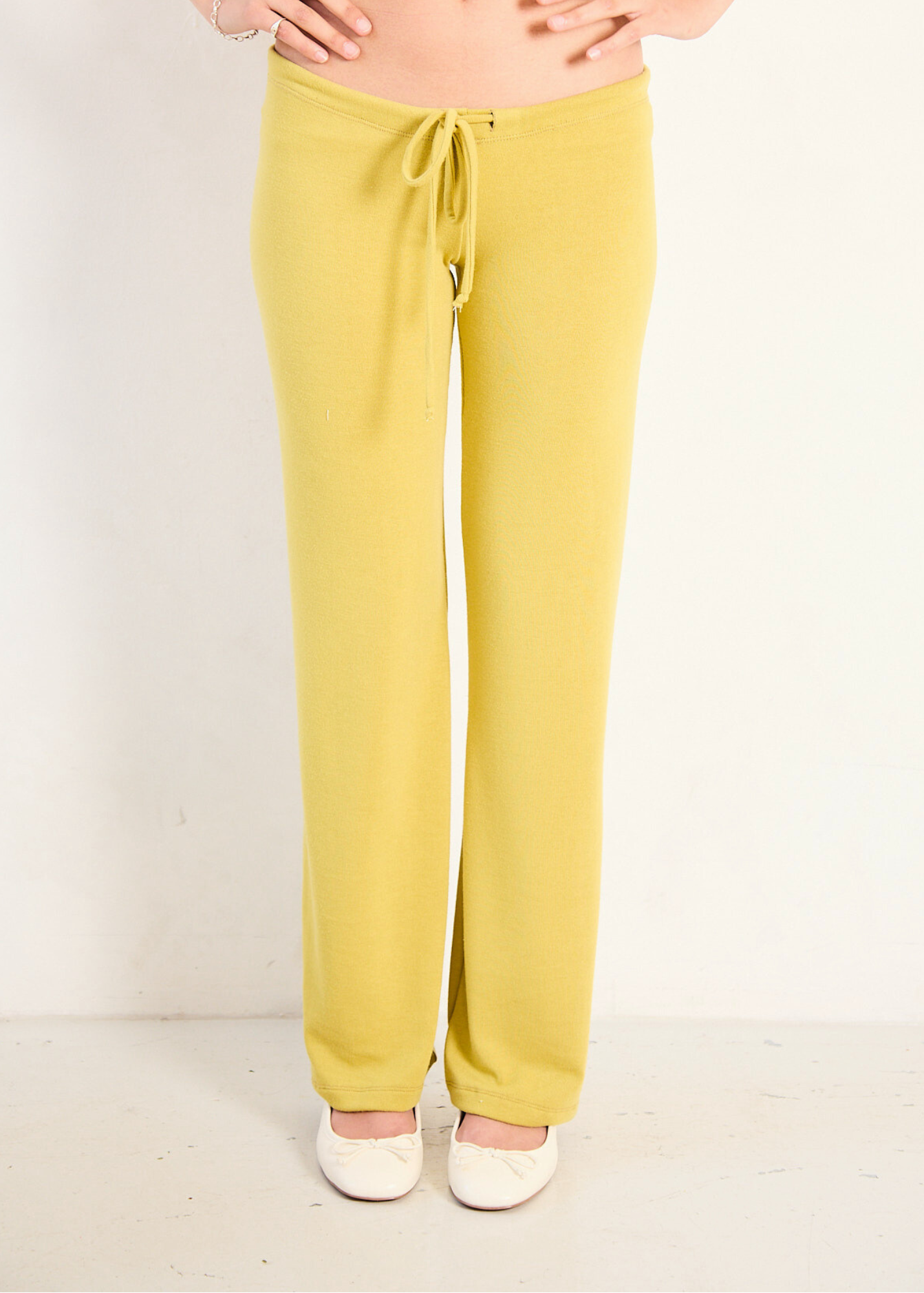 the margot trousers in chartreuse