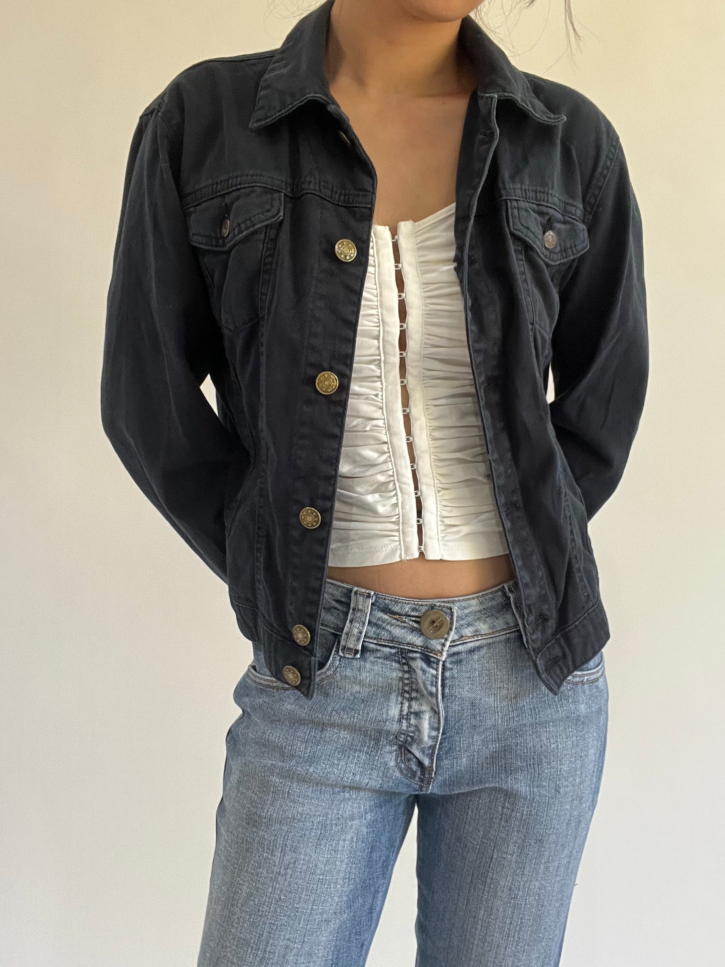 autumn picks | medium navy denim jacket