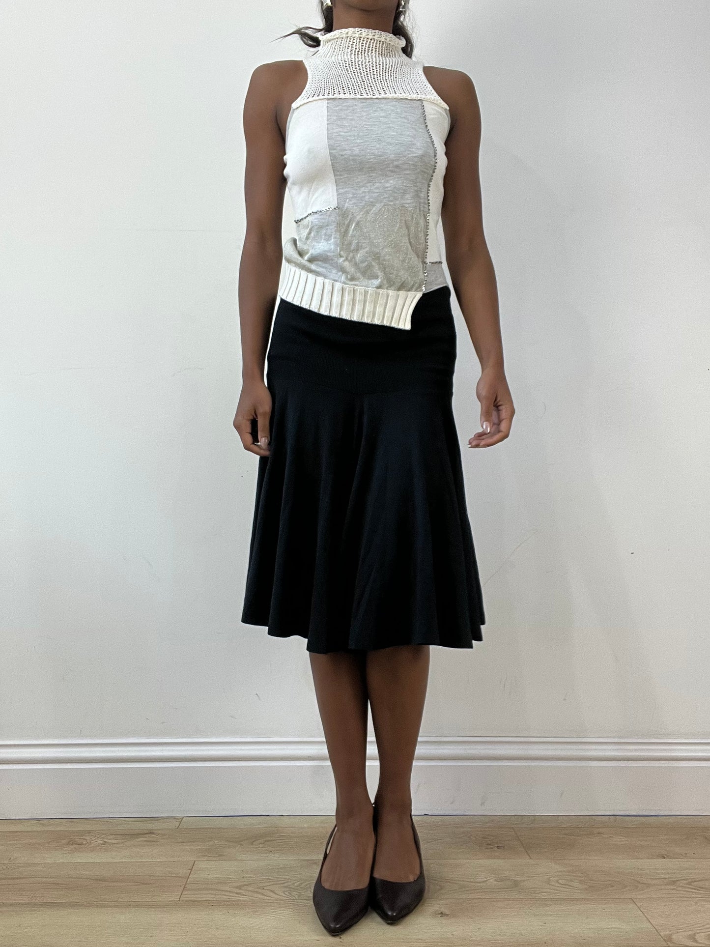 BEST PICKS | extra small white sleeveless turtleneck top
