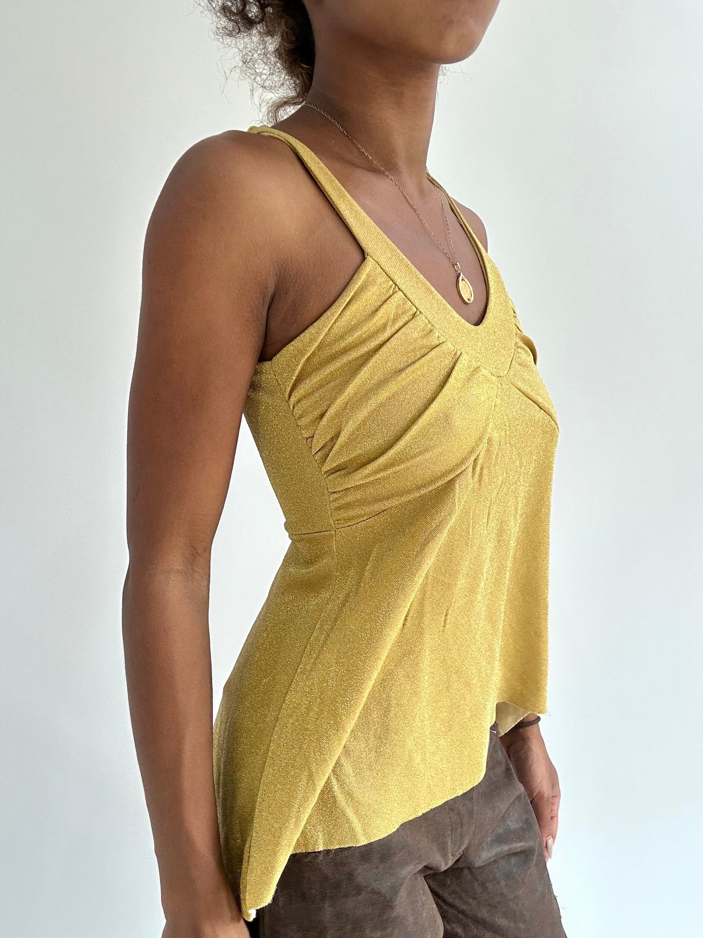 ‼️ | medium gold shimmery top